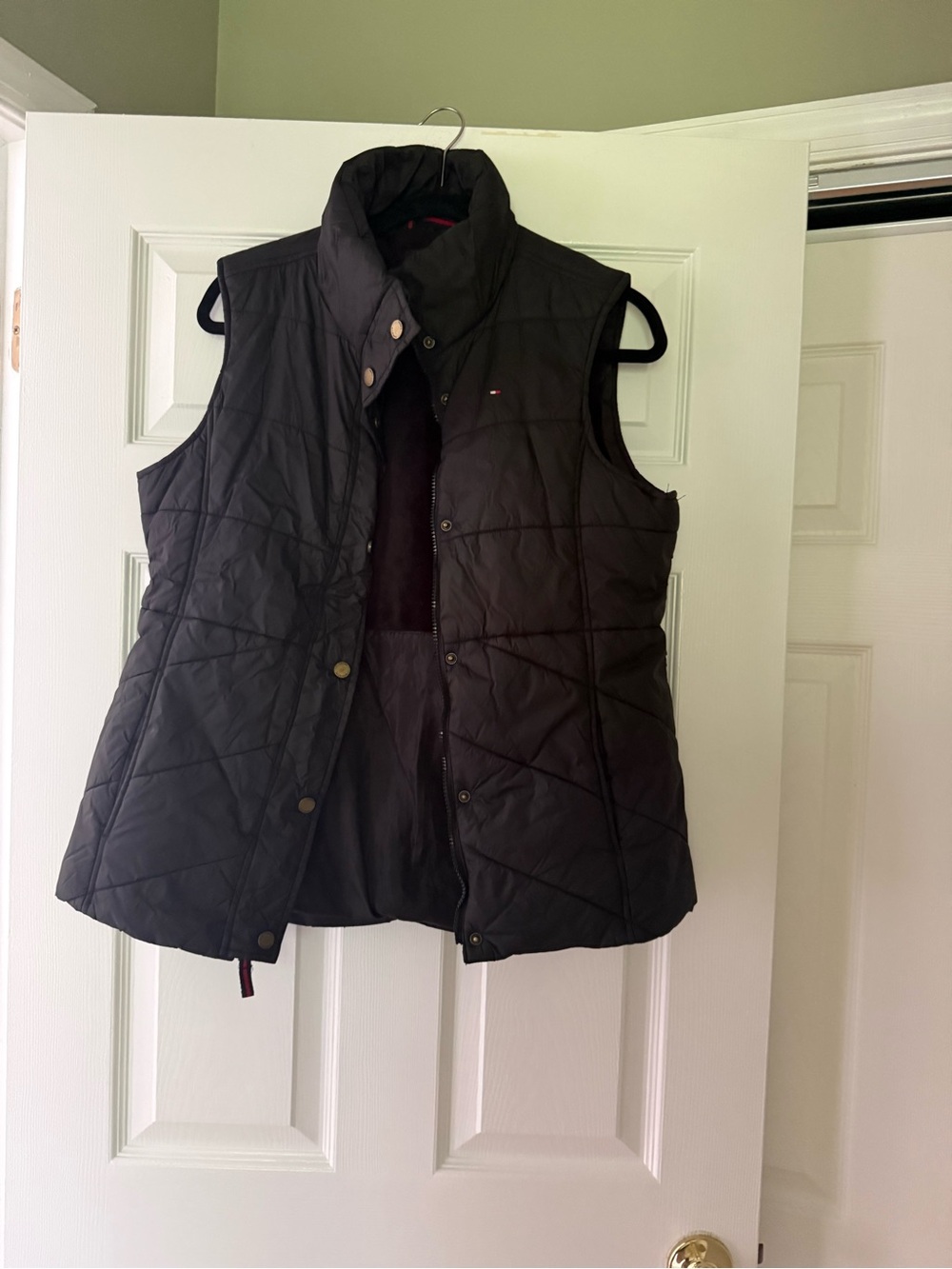 Tommy Hilfiger Black Quilted Puffer Vest
